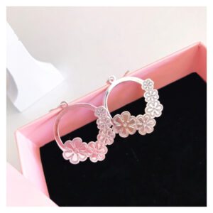 Pendientes flores