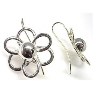 Pendientes flor calada